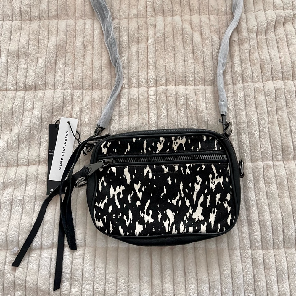 NWT!Amiee kestenberg vetto novelty cargo crossbody leather bag